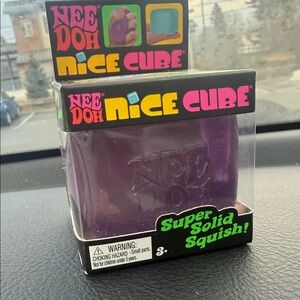 Nee Doh Nice Cube Super Solid Squish Purple!